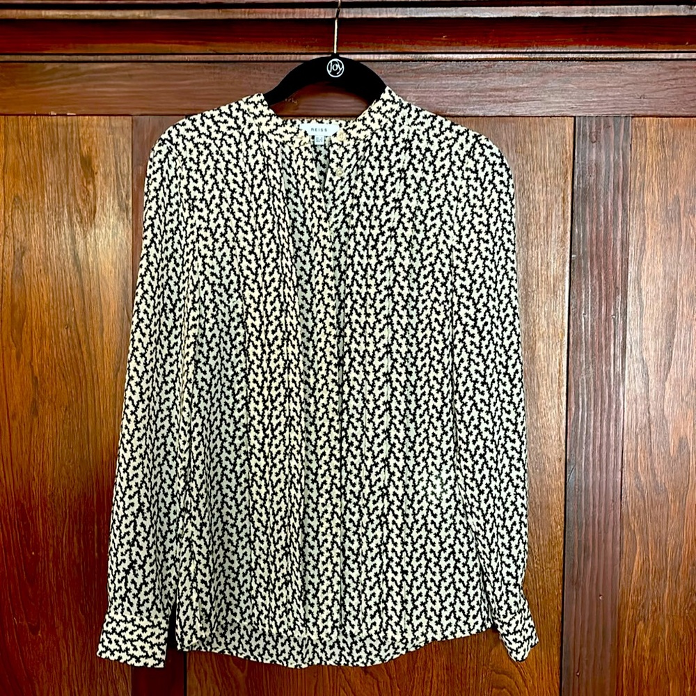 Reiss patterned blouse